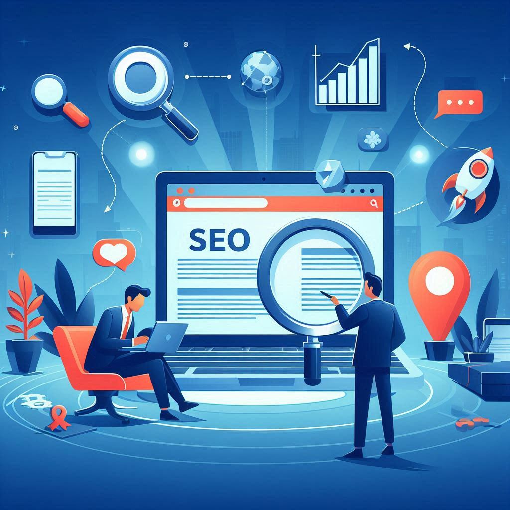 SEO продвижение сайта в поиске фотография